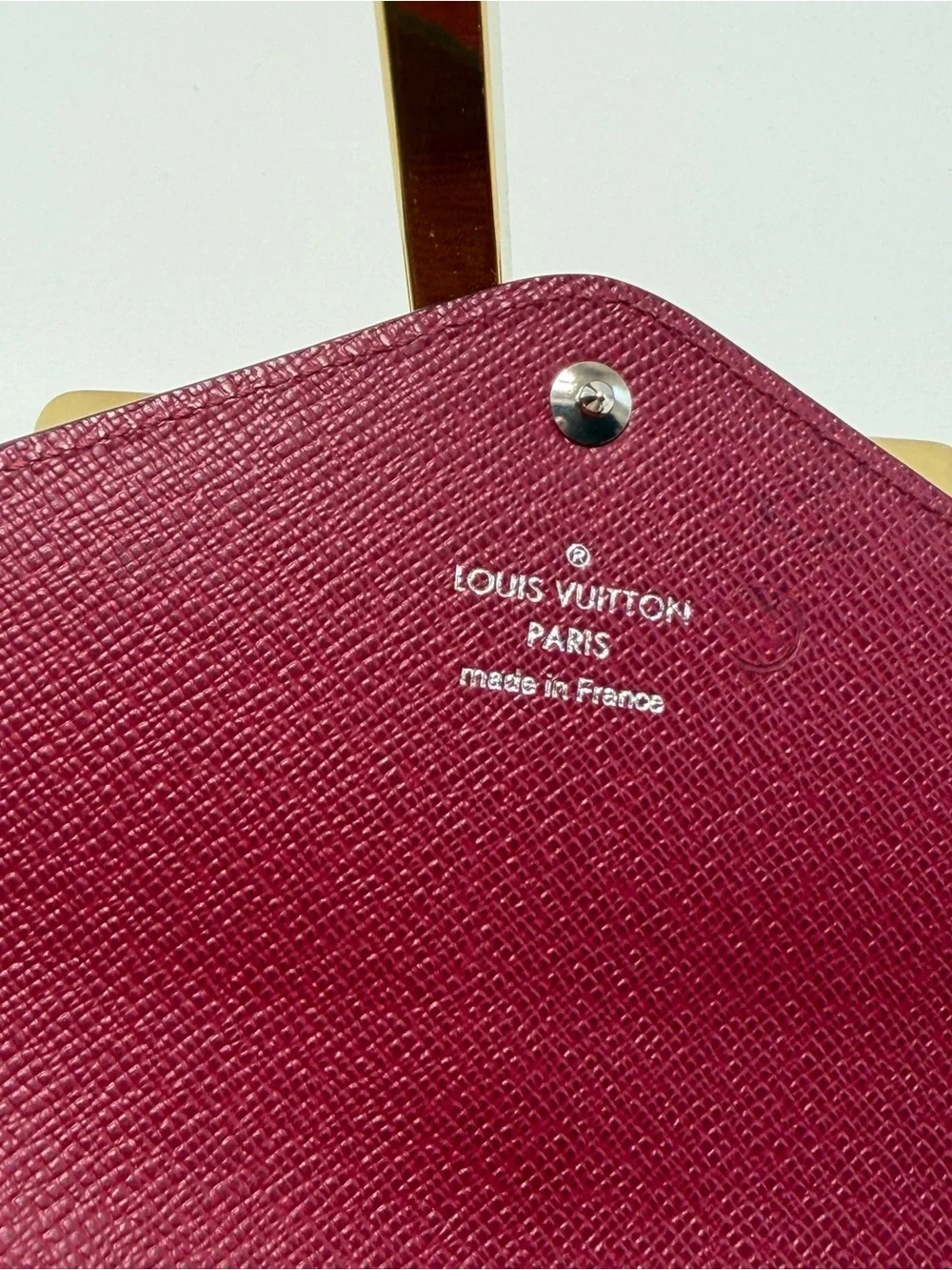 Louis Vuitton Orange Epi Leather Envelope Wallet